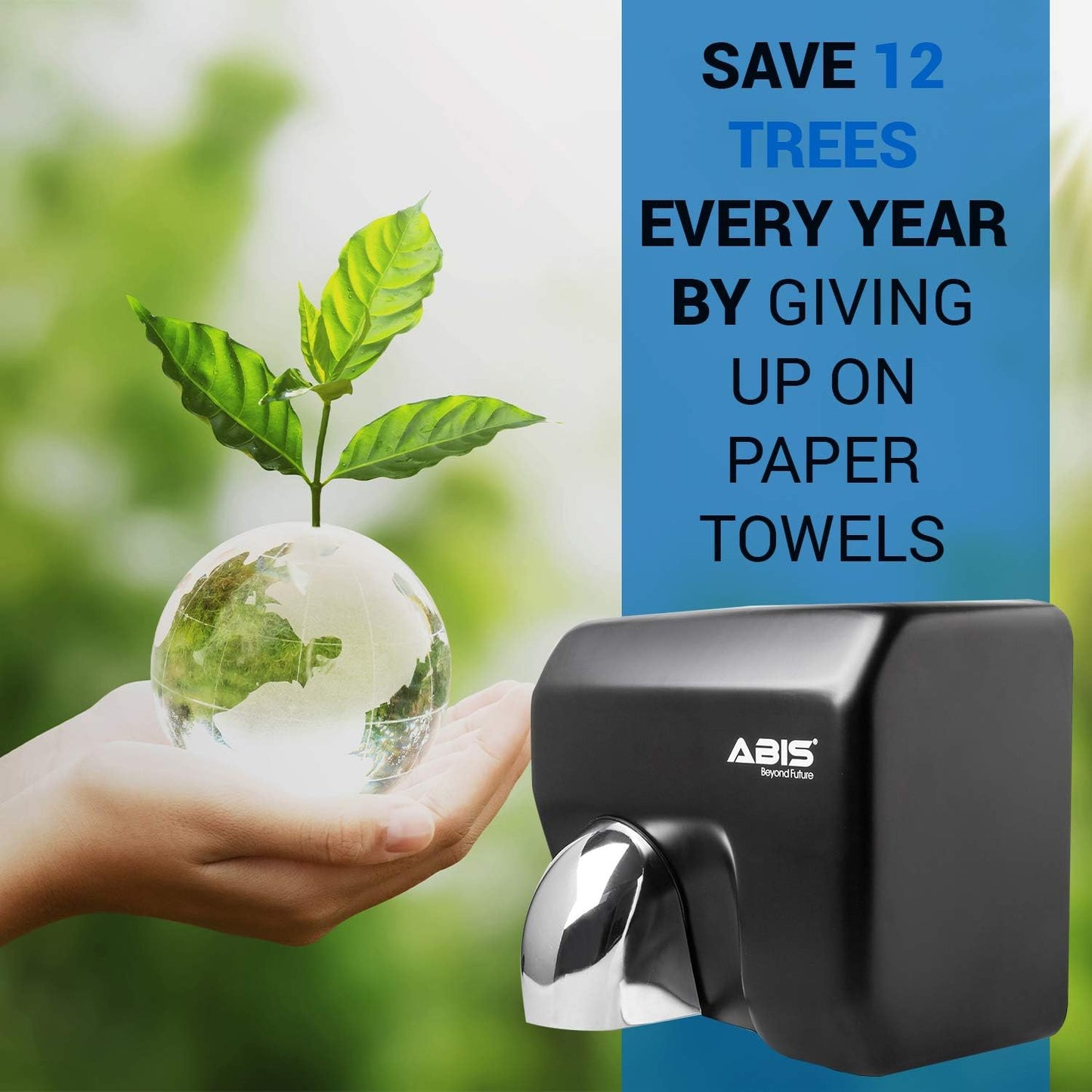 High Speed Automatic Electric Heavy Duty Stainless Steel Commercial Hand Dryer