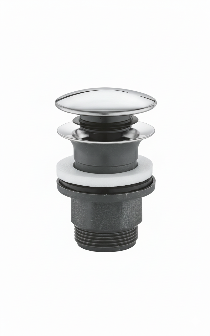 GROHE Basin Waste Set with Push-Open Plug - Slotted