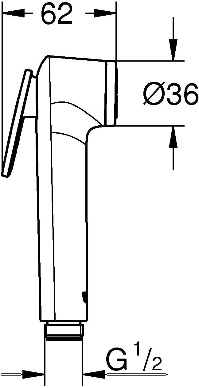 GROHE Vitalio Trigger Spray 30 - Hand Shower with Trigger Control