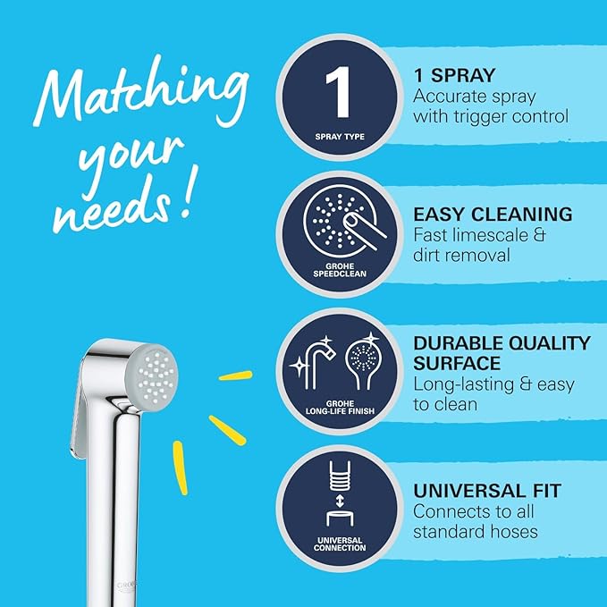 GROHE Vitalio Trigger Spray 30 - Hand Shower with Trigger Control