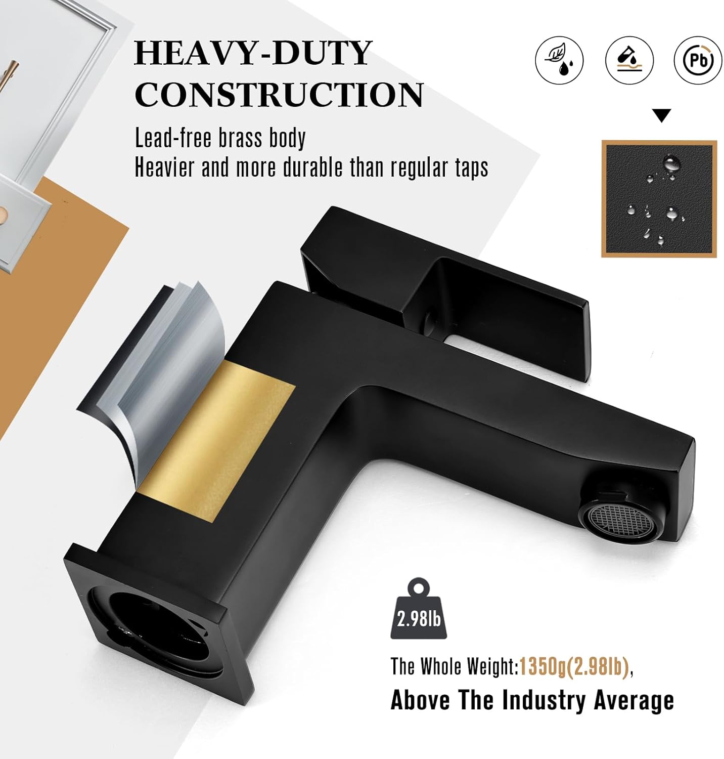 Bathroom Sink Taps Single Lever Basin Mixer