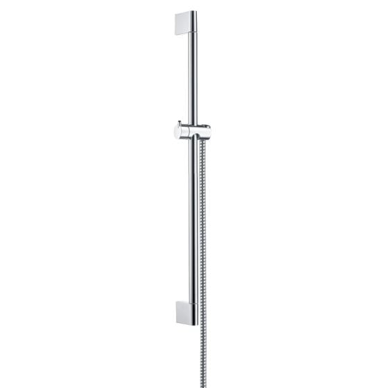 hansgrohe Unica Shower Rail Crometta 65cm & Metaflex Shower Hose