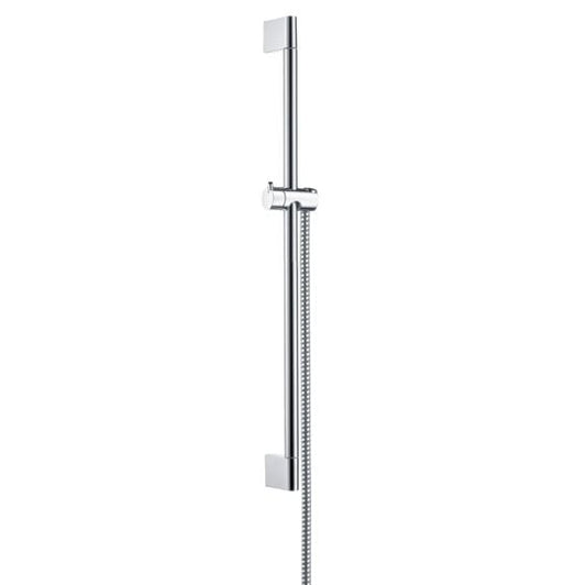 hansgrohe Unica Shower Rail Crometta 65cm & Metaflex Shower Hose