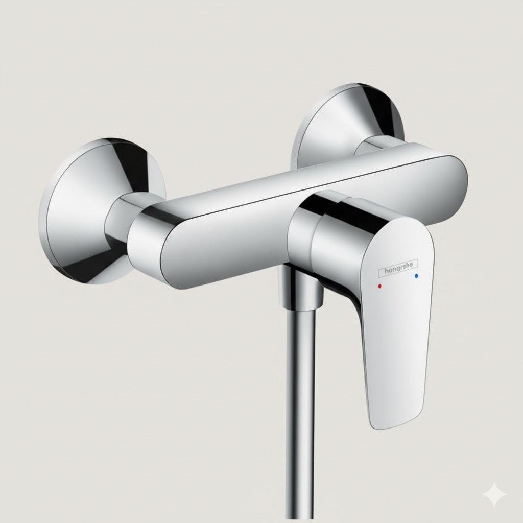 hansgrohe Talis E Single Lever Manual Shower Mixer Tap