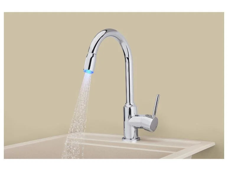 Livarno LED Kitchen Sink Tap 360° Outlet Swivels