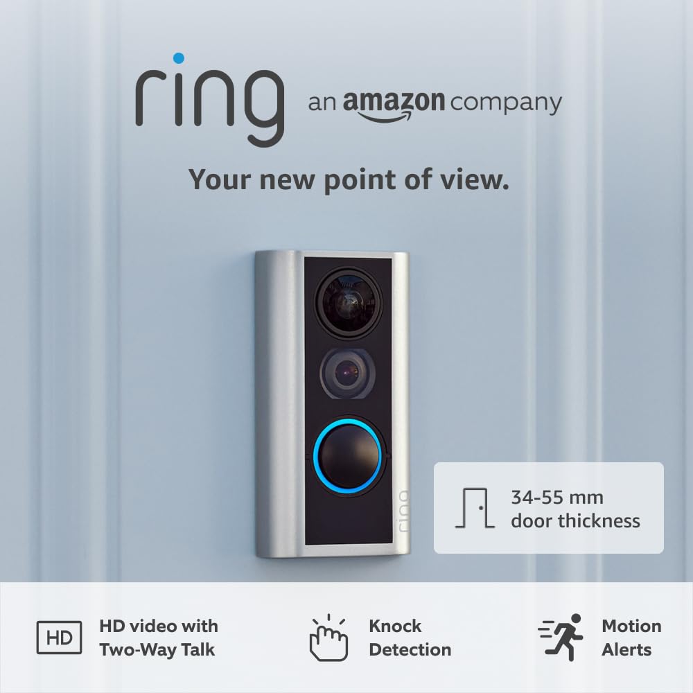 Ring Door View Cam - 1080p HD video and Two-Way Talk