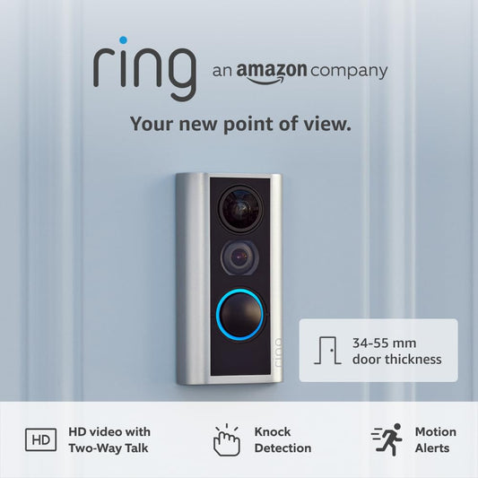 Ring Door View Cam - 1080p HD video and Two-Way Talk