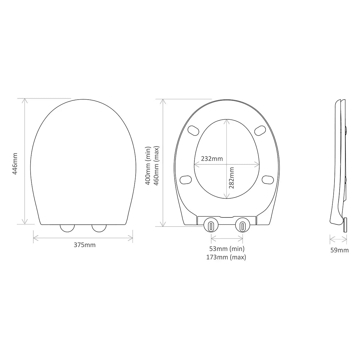 Tavistock Soft Close Thermoset Toilet Seat