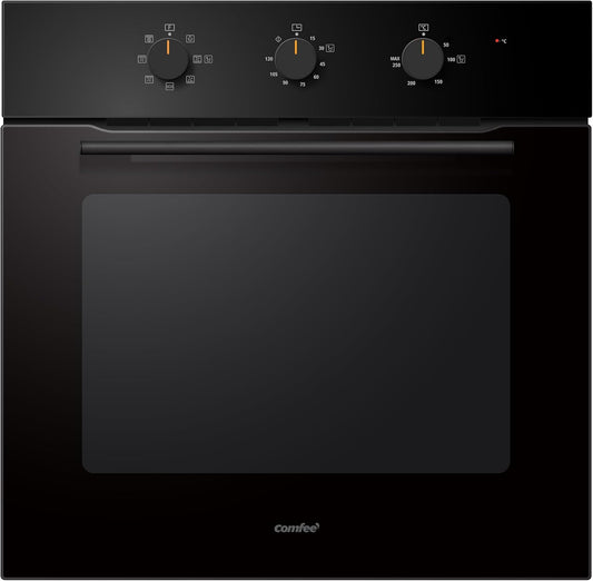 COMFEE' 60cm Built-in Electric Fan Oven, 60 Litre, 8 Oven Function with Air Fry