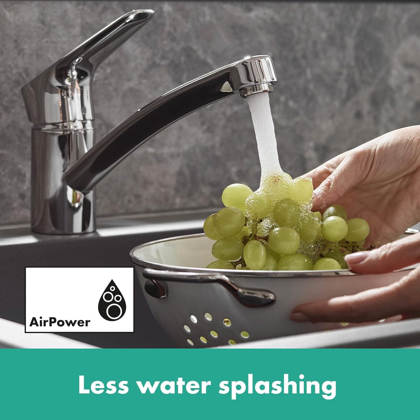 hansgrohe MyCube Kitchen Tap S, single spray mode