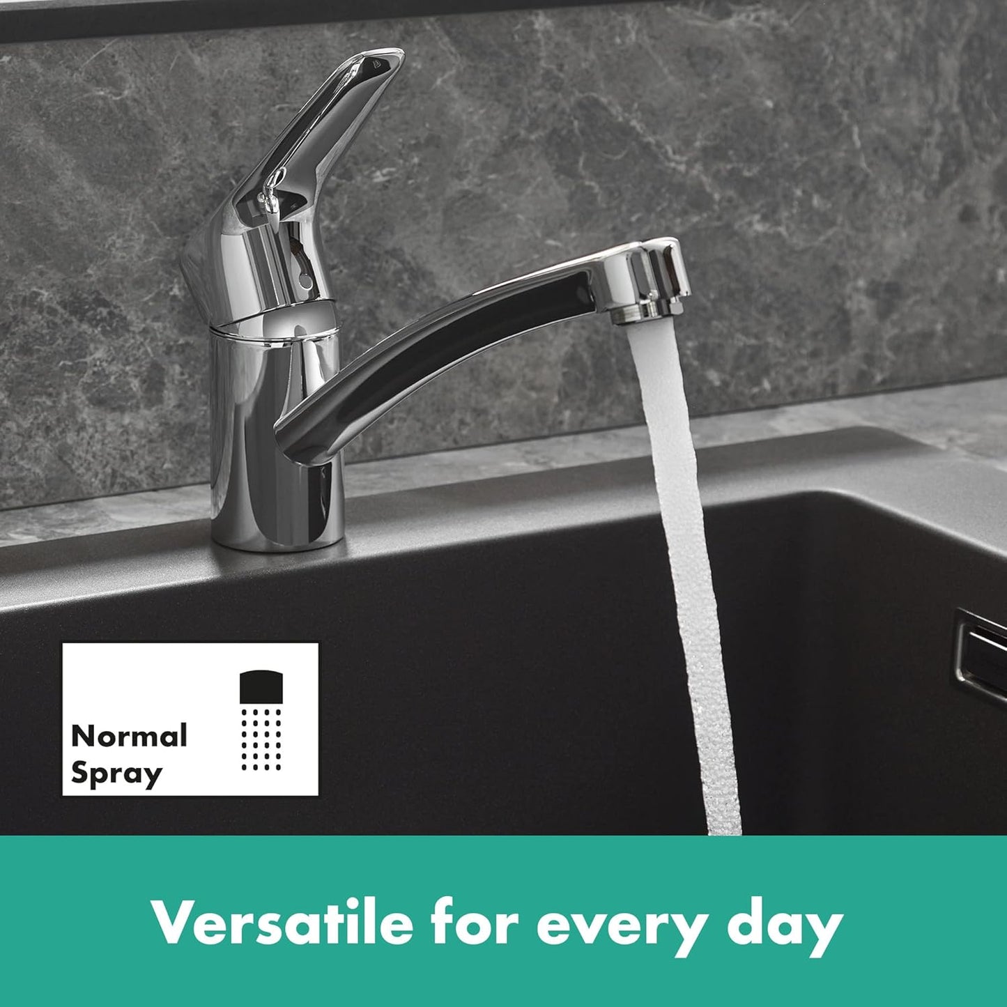 hansgrohe MyCube Kitchen Tap S, single spray mode