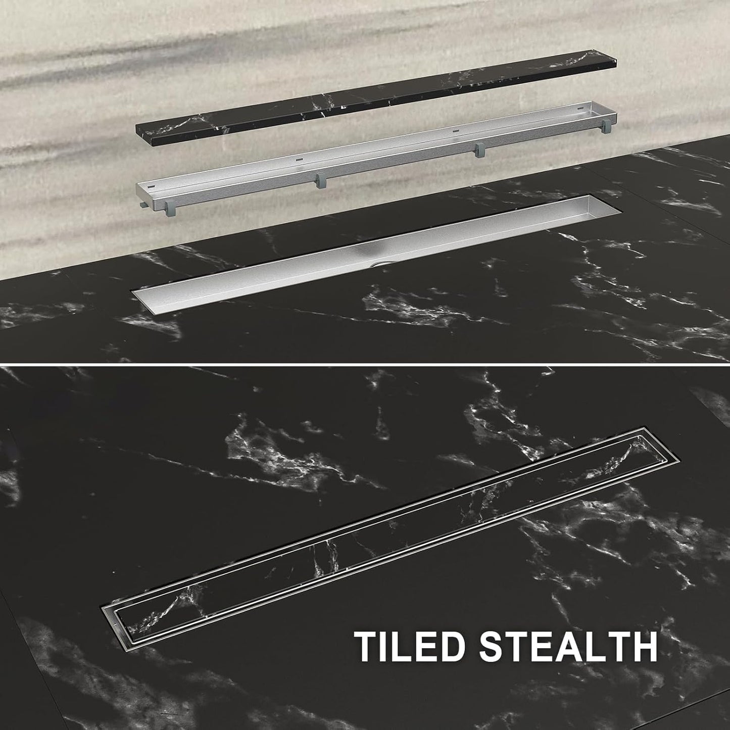 Ibergrif Stainless Steel Linear Shower Drain M42001-50
