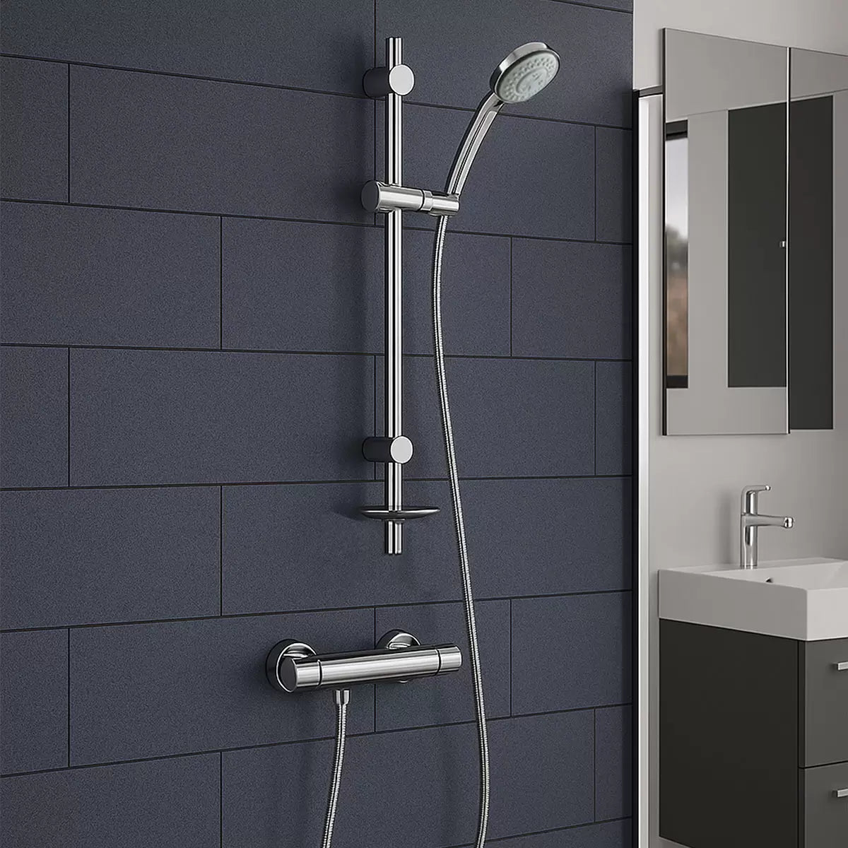 Deva Thermostatic Cool Touch Shower (Medven Garton)