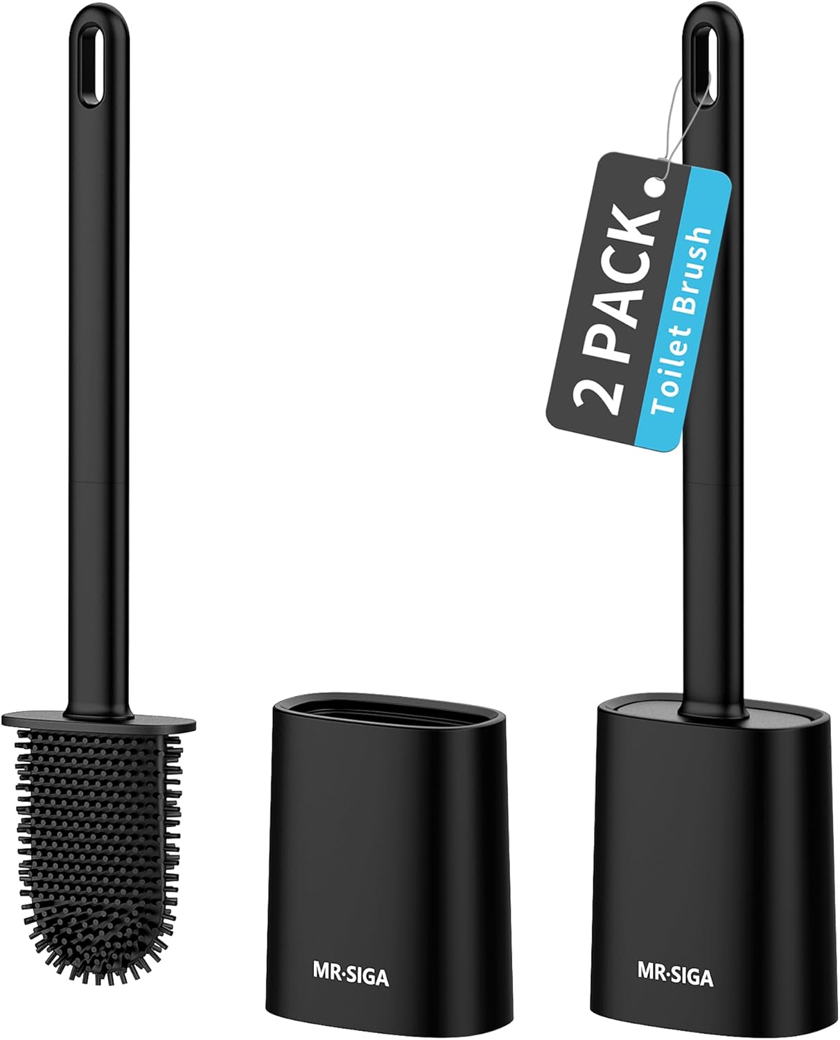 MR.SIGA Toilet Bowl Brush and Holder