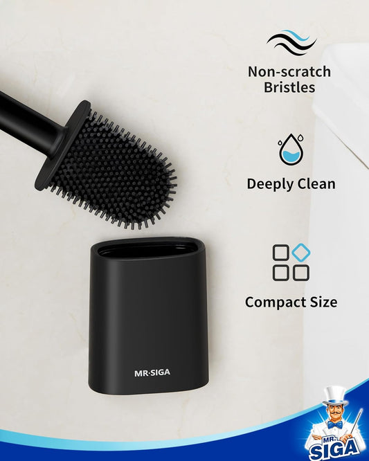 MR.SIGA Toilet Bowl Brush and Holder