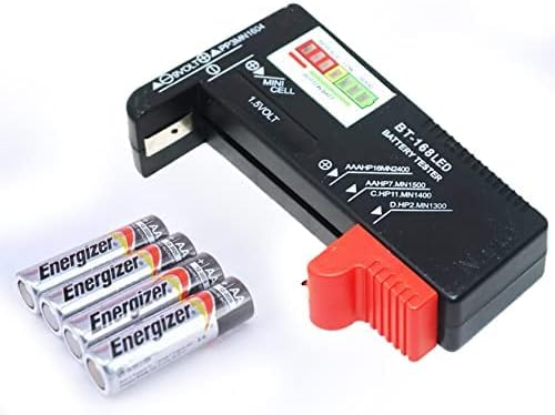 Nartel® LED Digital Battery Tester Battery Checker Multi Size
