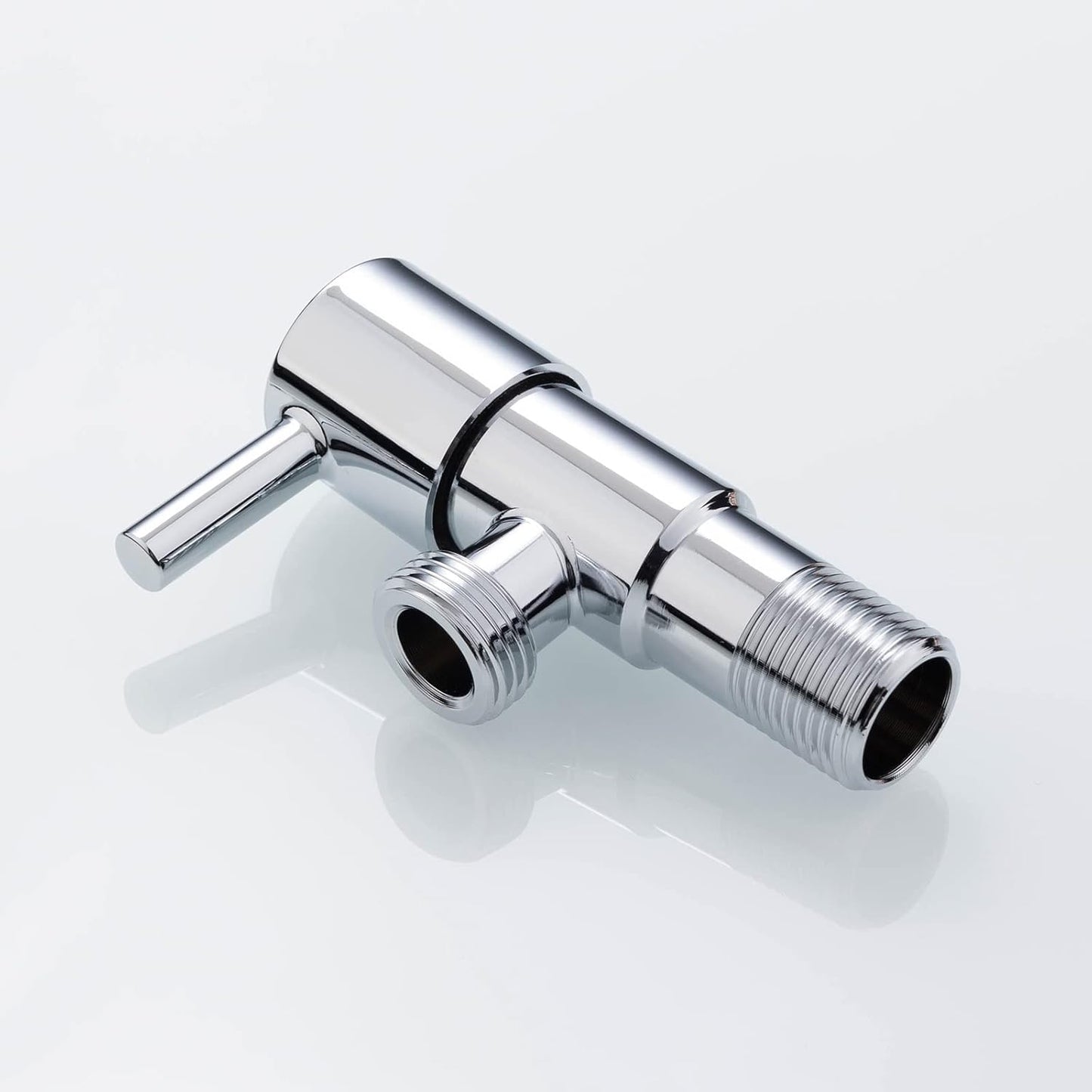 Ibergrif 1/2" x 1/2" BSP Angled Isolating Valve, Wall Mounted Angle Valve