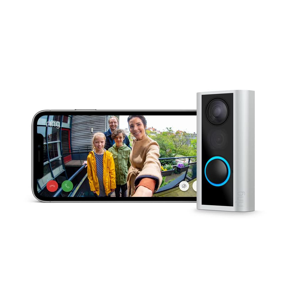 Ring Door View Cam | Video doorbell that replaces your peephole with 1080p HD video & Two-Way Talk.